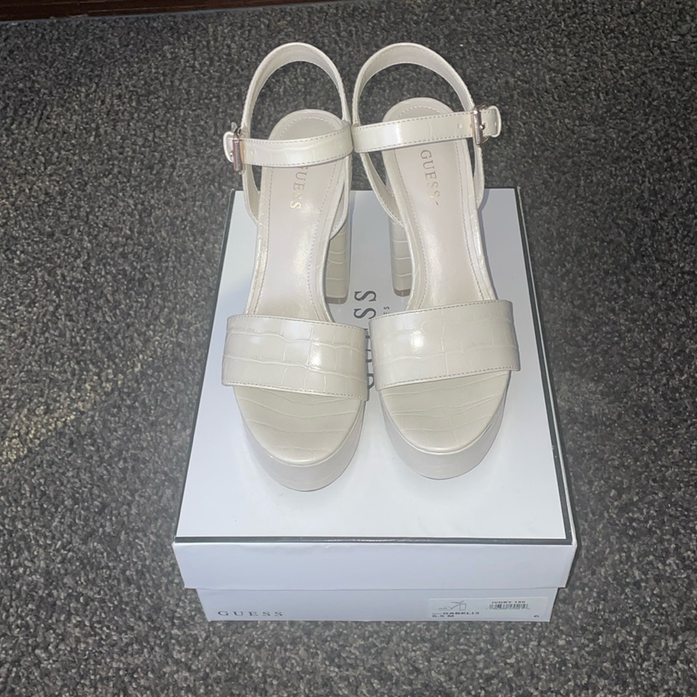 Guess chunky heels